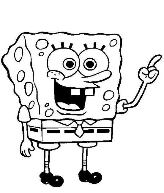 Moldes de bob esponja - Imagui
