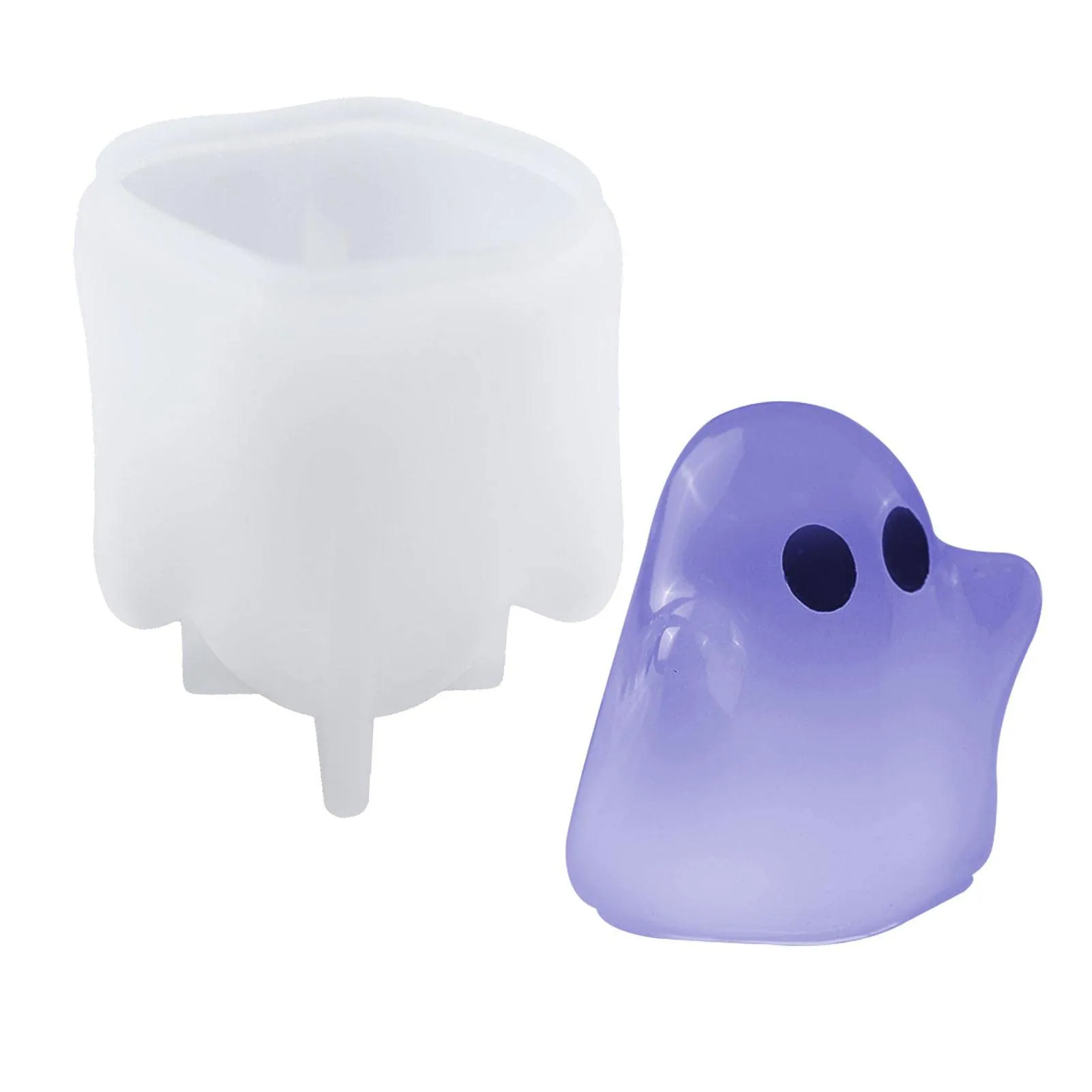 Moldes de Fantasmas de Silicona - Linda Forma de Fantasma al Lado de moldes para lámparas - Bonito Molde de Silicona para decoración de lámpara de Noche, Decoraciones Ligeras, Regalos de : Moldes de Fantasmas de Silicona - Linda Forma de Fantasma al Lado de moldes para lámparas - Bonito Molde de Silicona para decoración de lámpara de Noche, Decoraciones Ligeras, Regalos de :