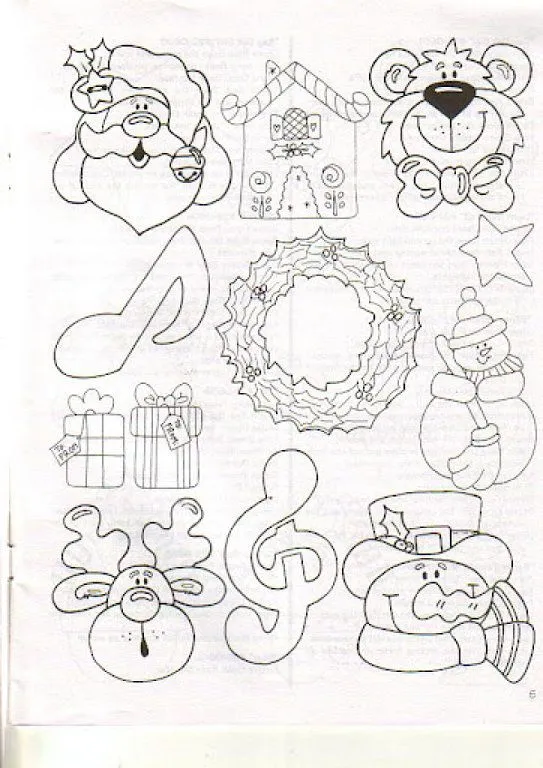 moldes fieltro navidad (2) | Aprender manualidades es facilisimo.com moldes fieltro navidad (2) | Aprender manualidades es facilisimo.com