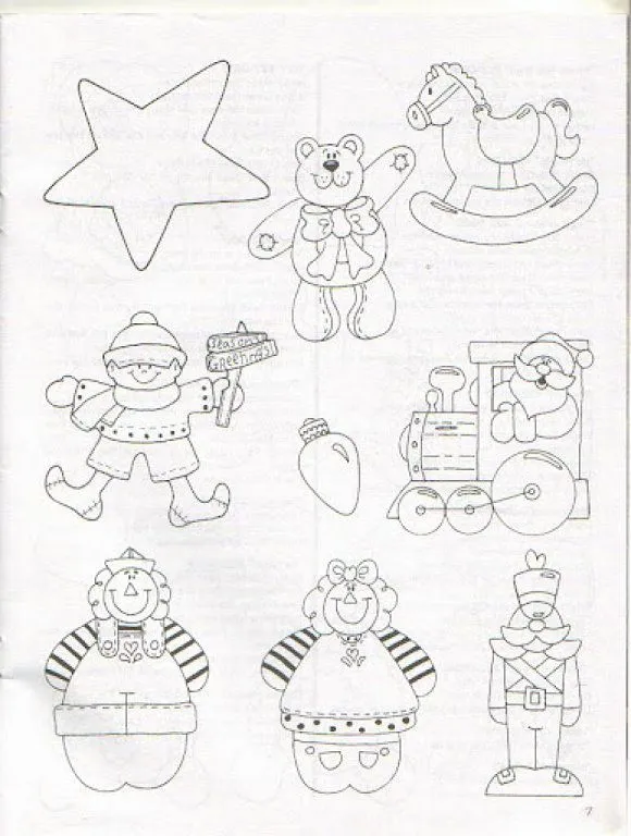 moldes fieltro navidad (2) | Aprender manualidades es facilisimo.com moldes fieltro navidad (2) | Aprender manualidades es facilisimo.com