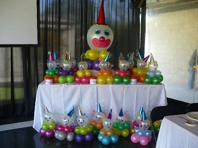 MOLDES PARA FIESTA DE PAYASO