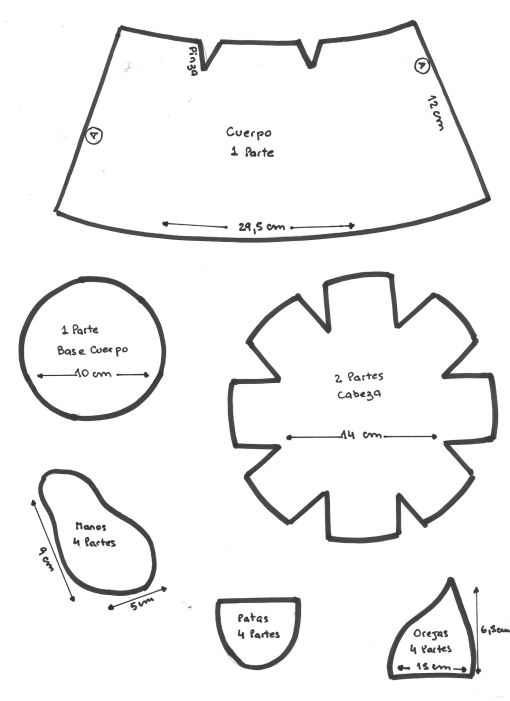 Moldes y figuras de fomi - Imagui