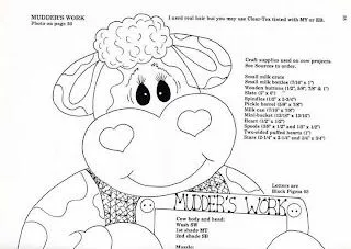 Moldes y Figuras de Sucha Foami: vaquitas