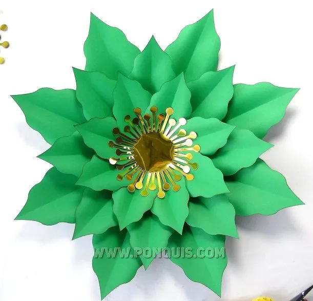 Moldes para realizar Flor en papel Cartulina para Navidad – Galería Ponquis Moldes para realizar Flor en papel Cartulina para Navidad – Galería Ponquis