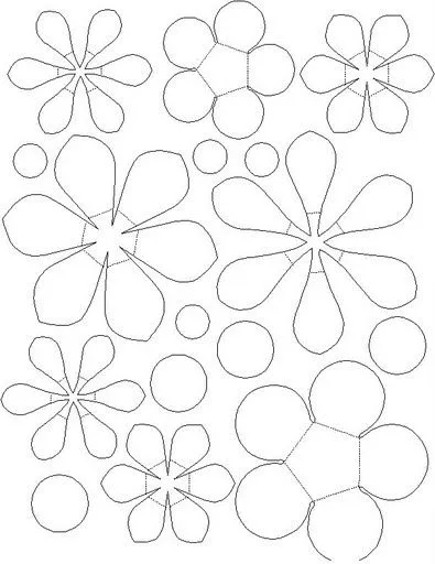 Moldes de flores de goma eva para imprimir - Imagui Moldes de flores de goma eva para imprimir - Imagui