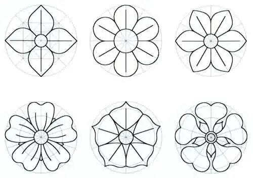 Patrones para flores de papel - Imagui