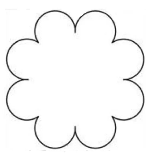 Moldes de flores simples - Imagui