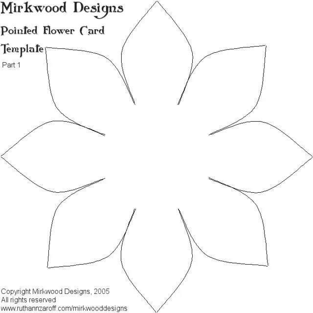 Moldes de flores de papel - Imagui