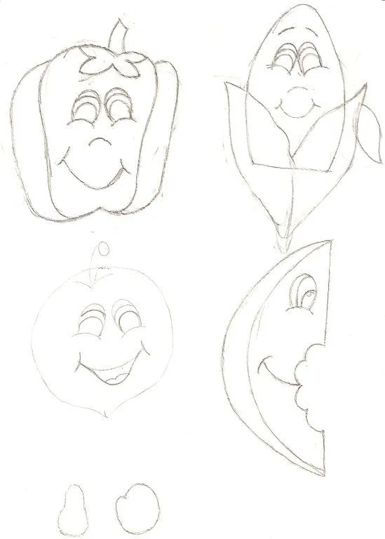 Manualidades frutas para la nevera en foami - Imagui