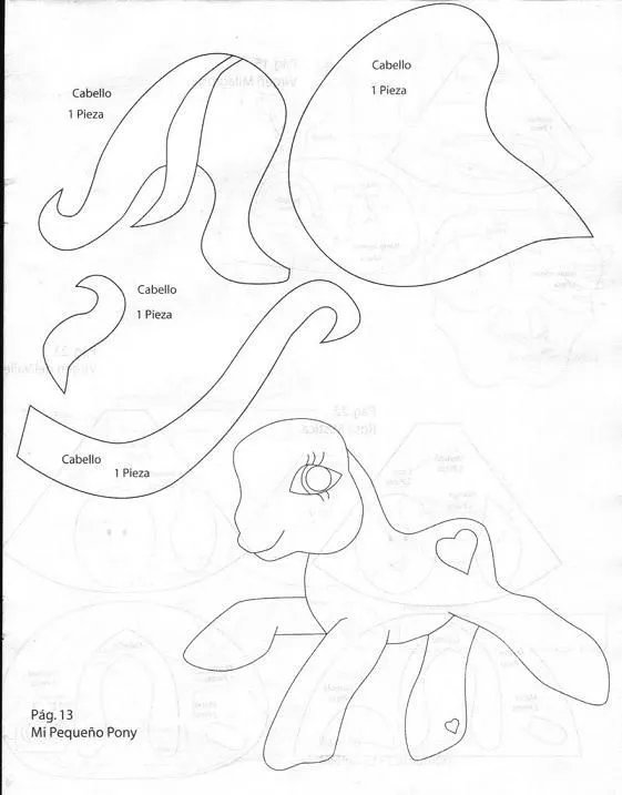 Moldes foami de pony - Imagui | MANUALIDADES EN GOMA EVA ...