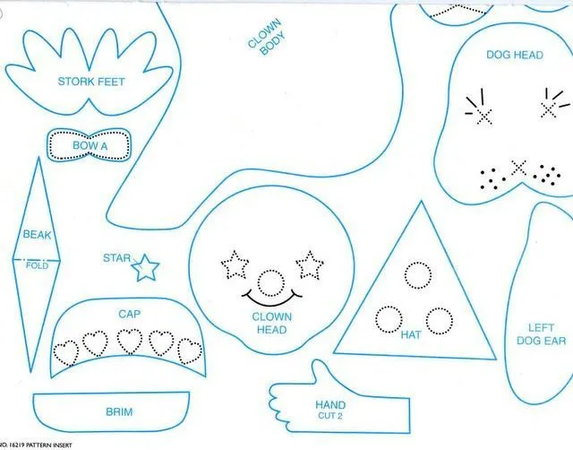 Moldes para hacer foami para niños ~ lodijoella