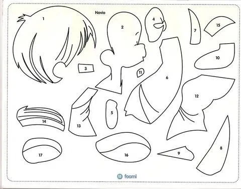 Moldes de fomi de preciosos momentos bebés - Imagui