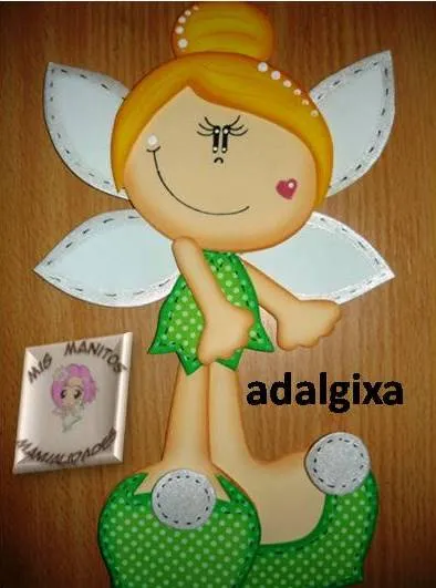 Moldes foami de Tinkerbell - Imagui