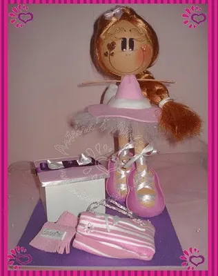 Moldes: Fofucha bailarina de ballet | Todo en GOMA EVA