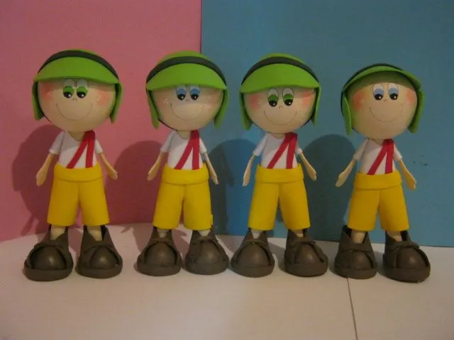 Moldes de fofuchas del Chavo del 8 - Imagui