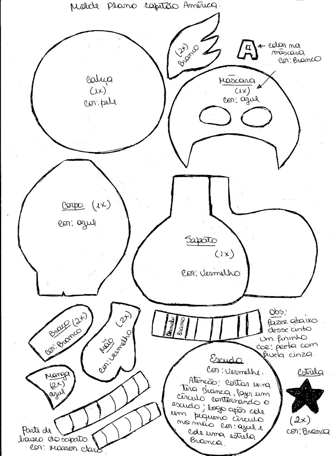Moldes de fofuchos super héroes - Imagui