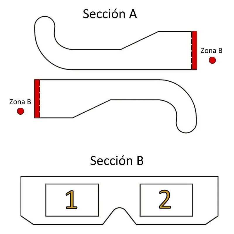 Moldes de gafas para fofuchas - Imagui