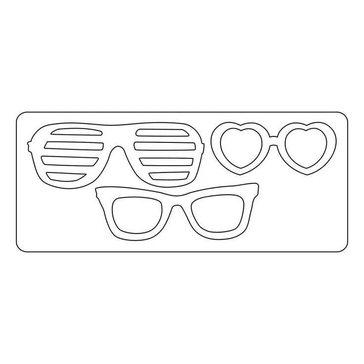 moldes de gafas para imprimir - Buscar con Google | Glasses, Square glass,  Square