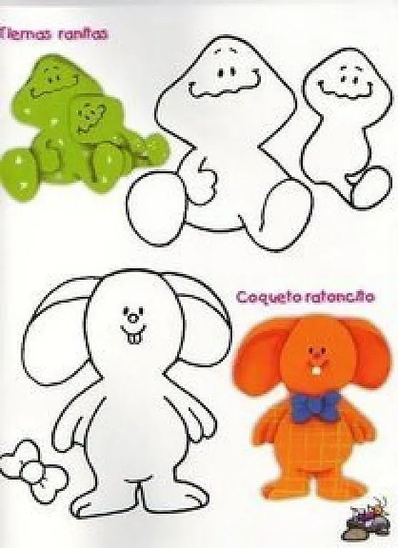 goma eva moldes (3) | Aprender manualidades es facilisimo.com