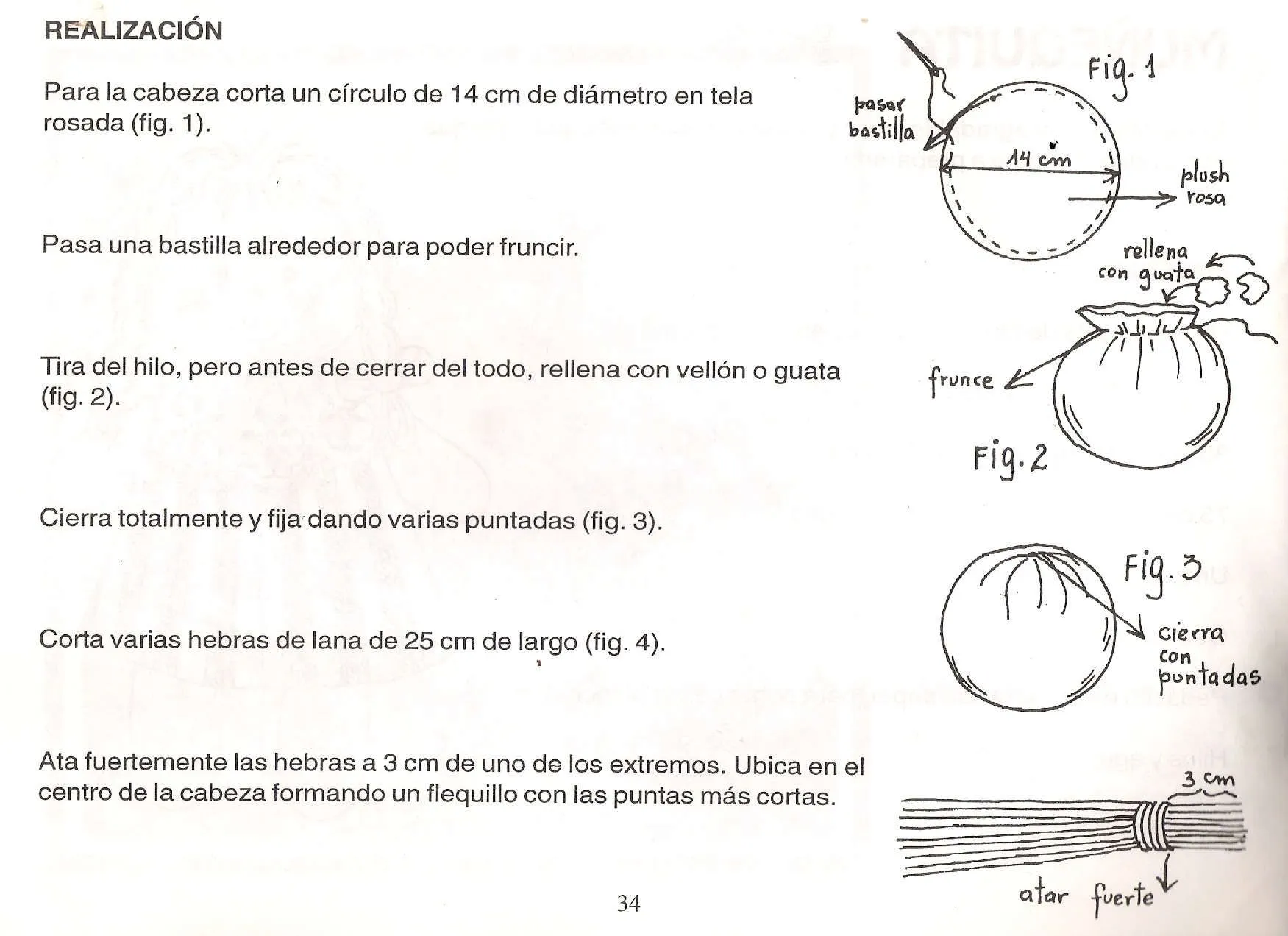 moldes muñeca de trapo