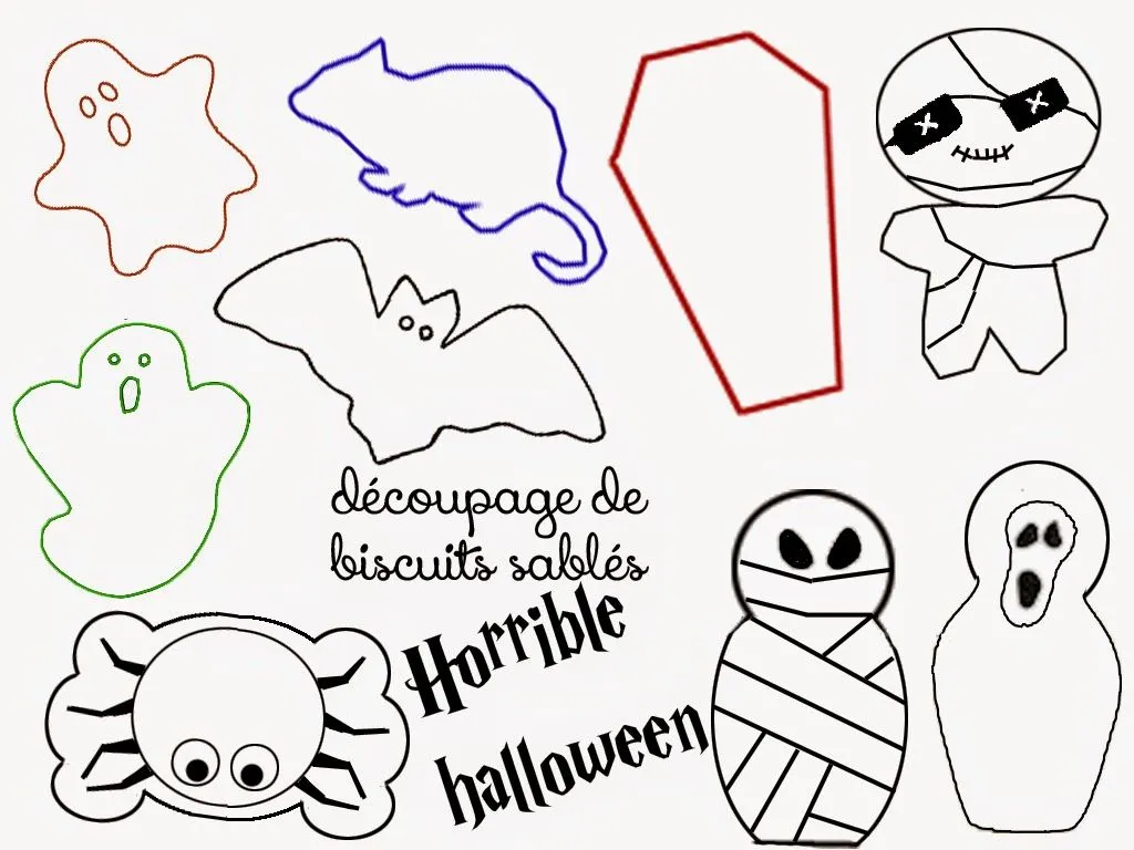 Moldes para Halloween. - Ideas y material gratis para fiestas y celebraciones Oh My Fiesta! Moldes para Halloween. - Ideas y material gratis para fiestas y celebraciones Oh My Fiesta!