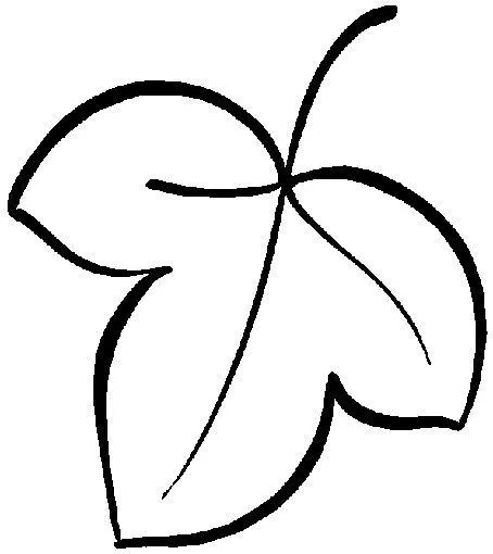 Moldes de hojas de flores - Imagui