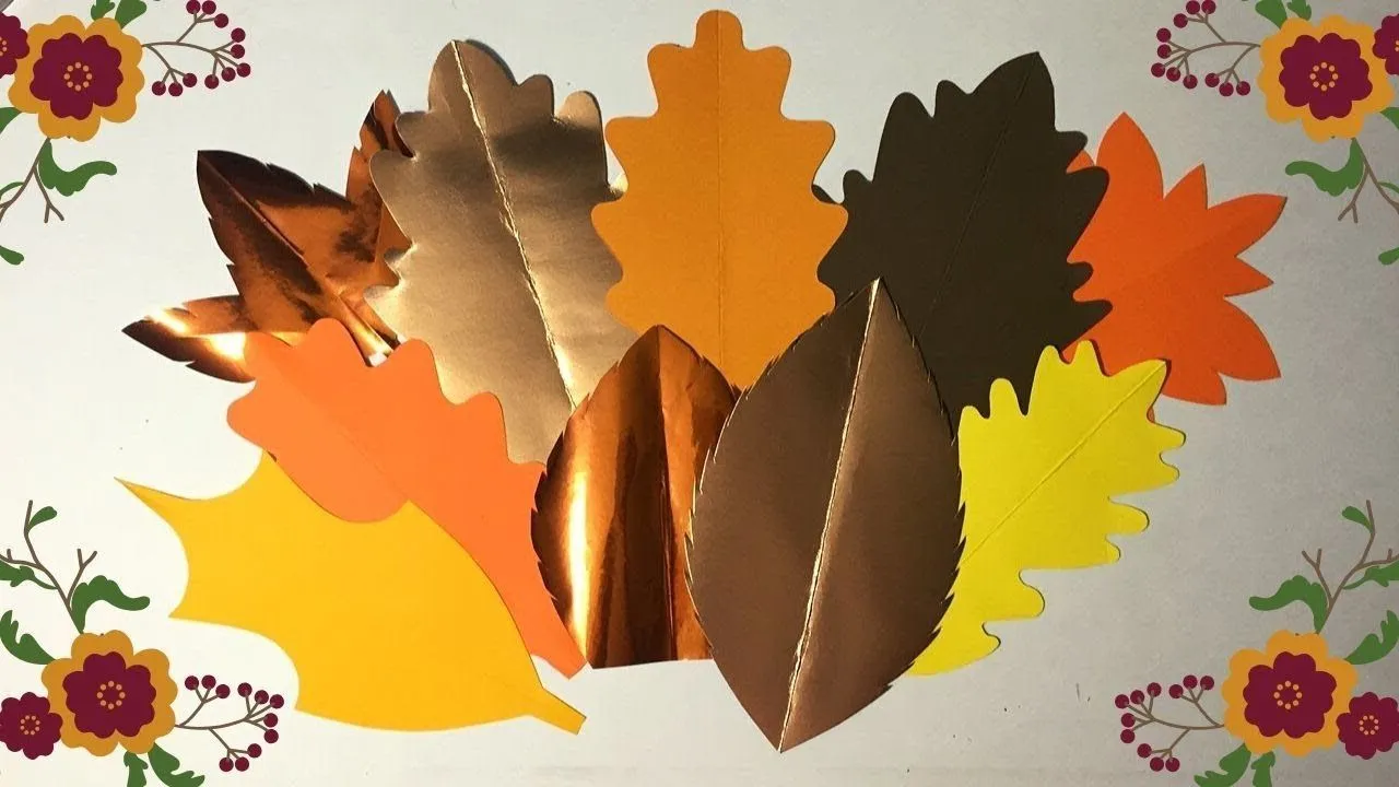 COMO HAGO MIS MOLDES | HOJAS DE PAPEL OTOÑO - YouTube COMO HAGO MIS MOLDES | HOJAS DE PAPEL OTOÑO - YouTube