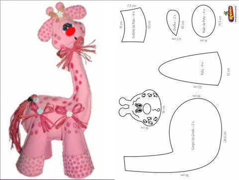 Molde para hacer animales foamy - Imagui
