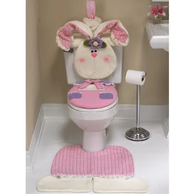 Compartiendo con mis amigas ♥: ♥ Juego de baño coneja con molde