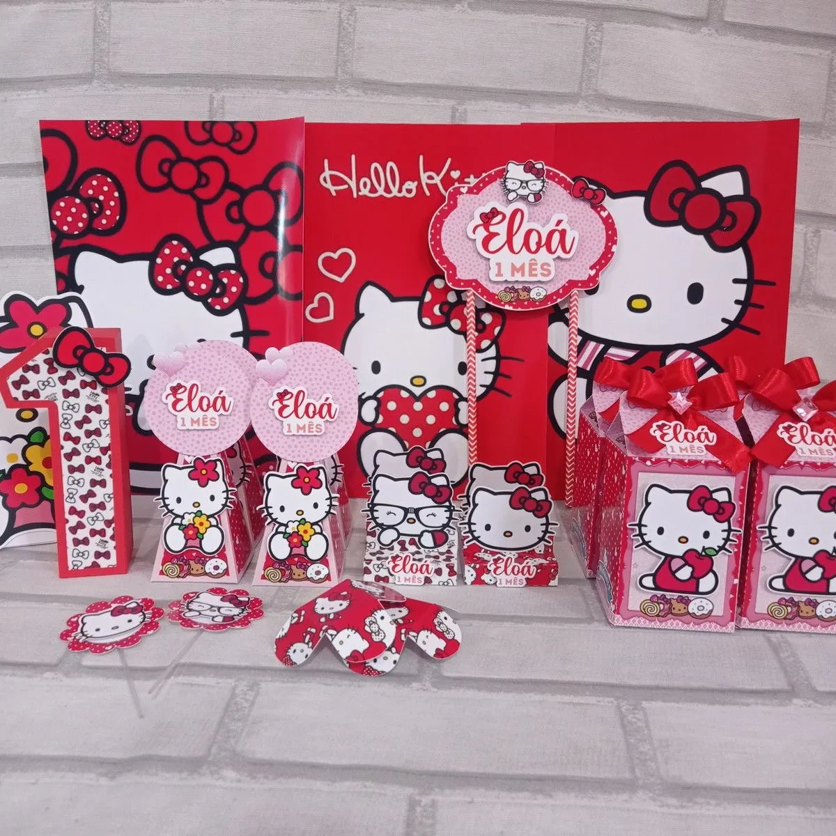 Moldes - KIT FESTA - Hello Kitty - ARQ DIG - #429 | Elo7 Moldes - KIT FESTA - Hello Kitty - ARQ DIG - #429 | Elo7