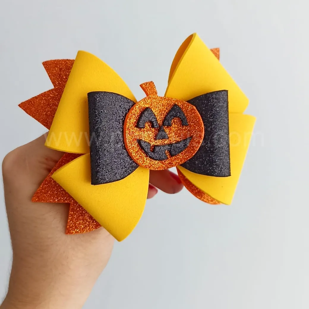 Moldes para realizar Lazos de Halloween para Niñas – Galería Ponquis