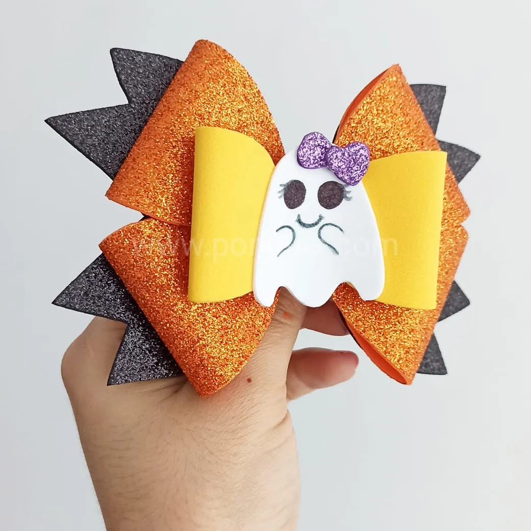 Moldes para realizar Lazos de Halloween para Niñas – Galería Ponquis