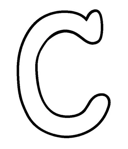 Moldes de la letra e mayuscula - Imagui