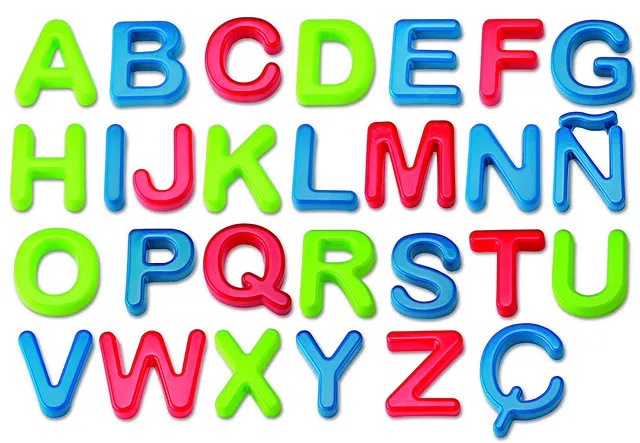  ... escribe palabras con los moldes de letras del alfabeto son 28 moldes