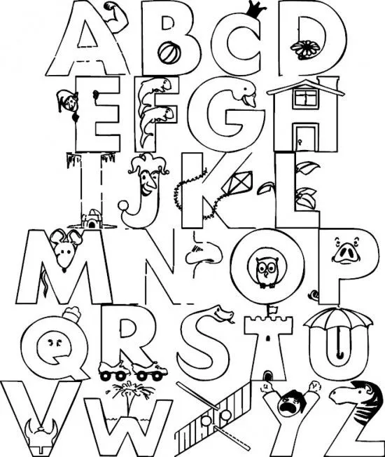 Moldes de Letras Grandes ✅ Abecedario para Imprimir ... Moldes de Letras Grandes ✅ Abecedario para Imprimir ...