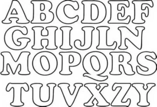 Moldes letras abecedario grandes para imprimir | Letras para ... Moldes letras abecedario grandes para imprimir | Letras para ...