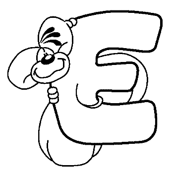 Moldes de letra e - Imagui