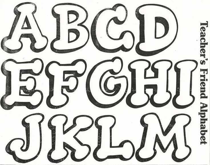 moldes de letras para imprimir - Buscar con Google | dibujos ...