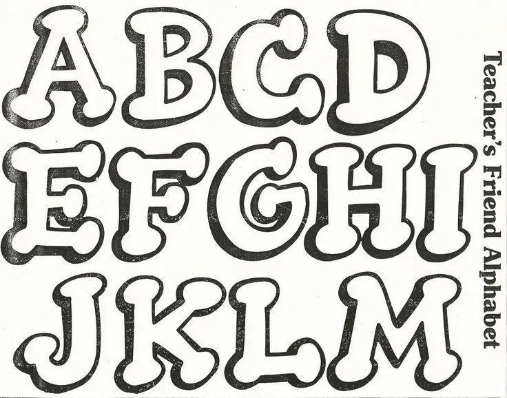 Moldes de letras on Pinterest | Feltro, Alphabet and Alphabet ...