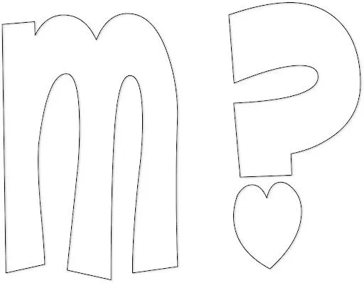 Moldes de letras para carteles para imprimir - Imagui