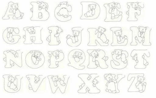 Molde de letras lindas - Imagui