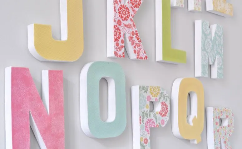 Moldes de letras: como fazer letras decorativas passo a passo Moldes de letras: como fazer letras decorativas passo a passo