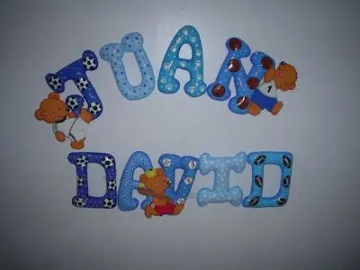 Fantastic Creations: Letras Decorativas en Foamy