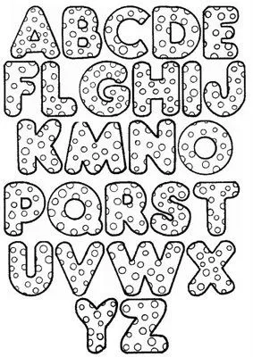 Letras foami moldes - Imagui