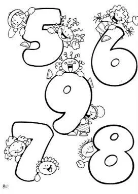 Numeros en foami - Imagui