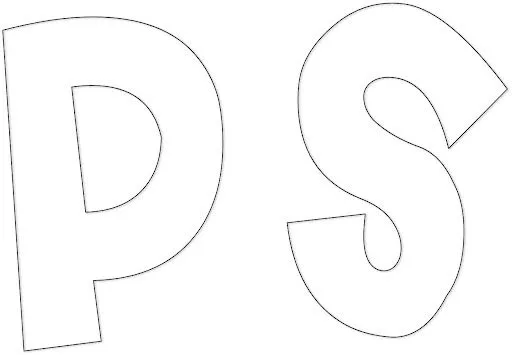 Moldes de letras gordas para dibujar - Imagui