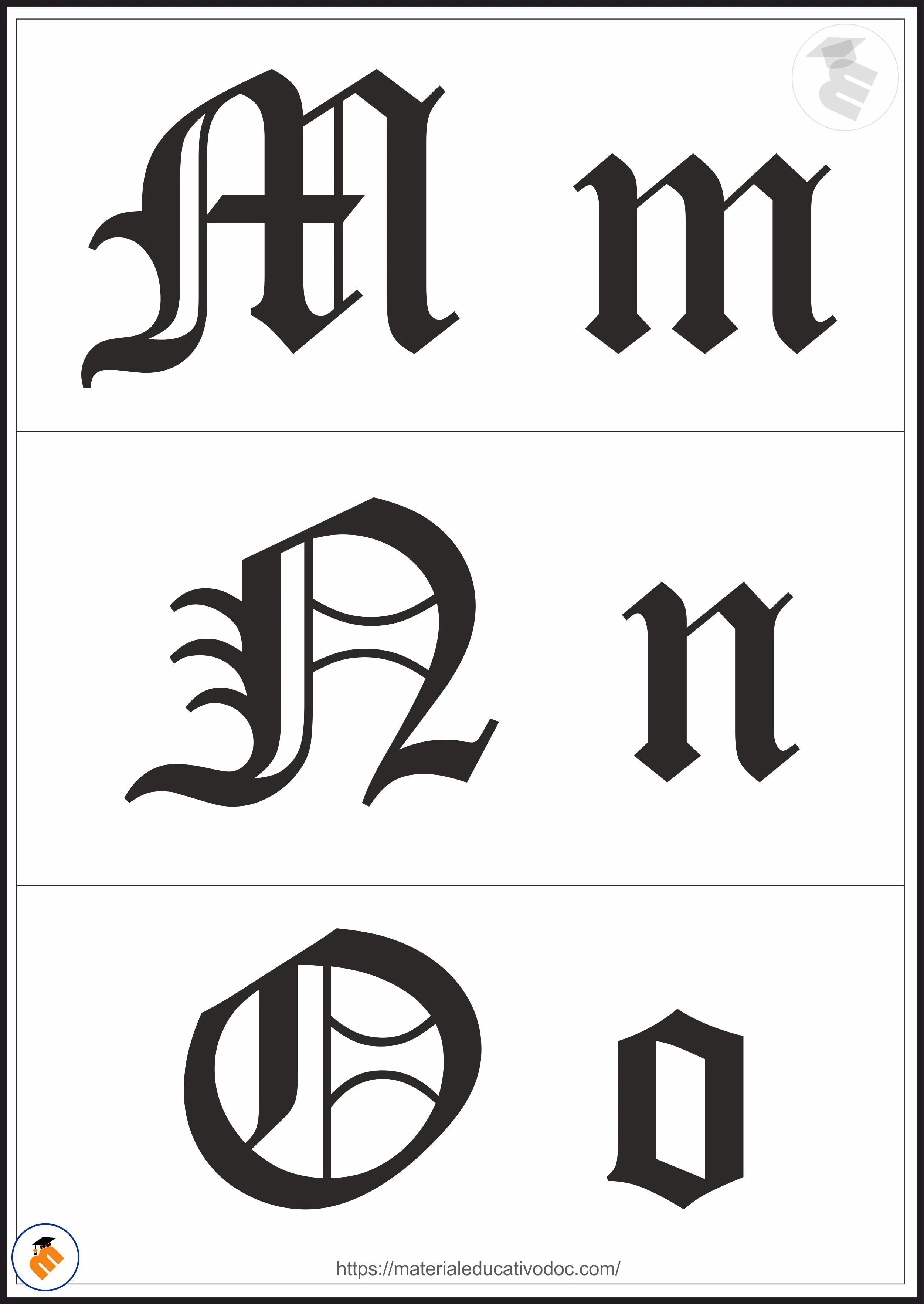 Moldes de letras Góticas para Imprimir | Moldes de letras, Letras, Letra gotica Moldes de letras Góticas para Imprimir | Moldes de letras, Letras, Letra gotica