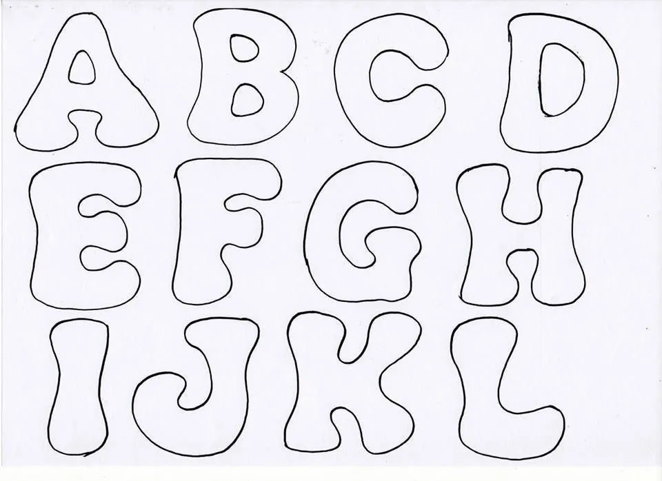 Moldes de letras, Imágenes de letras, Moldes de abecedario Moldes de letras, Imágenes de letras, Moldes de abecedario