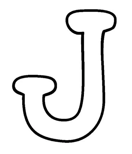 Molde letras j grandes para imprimir - Imagui Molde letras j grandes para imprimir - Imagui