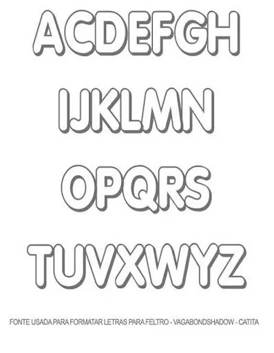 Moldes Letras Para Imprimir Como Hacer